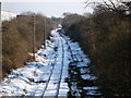 The Brentford Branch Railway looking towards the Three Bridges