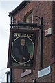 2009 Sign for The Blake Pub, Blake Street, Walkley, Sheffield