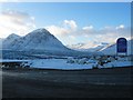 NN2653 : Access road to the Glencoe Ski Centre by Johnny Durnan