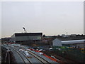 Construction on the East London Line, near New Cross