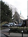 View of Holy Trinity, Winchester from Upper Brook Street