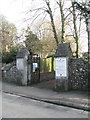 The church gates at Holy Trinity, Winchester