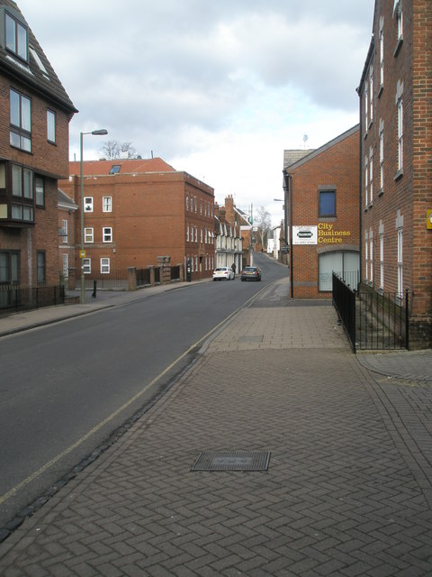 Looking northwards up Hyde Street