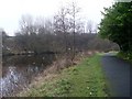 Approaching meander in the River Clyde