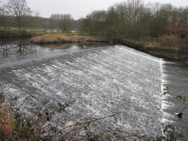 Weir on the River Croal