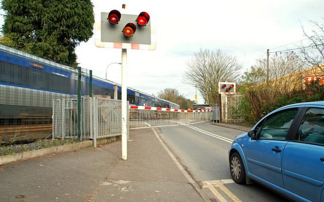 Level crossing, Dunmurry (1) © Albert Bridge :: Geograph Ireland