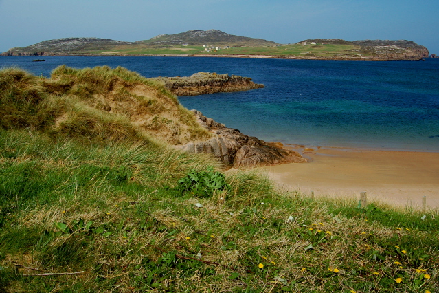 Owey Island from north end of Cruit Island