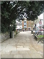 Pavement between The Royal Oak and the George V Memorial