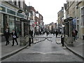 Gates at the top of Peascod Street