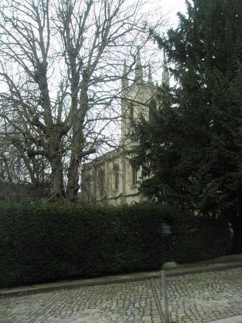 Windsor Parish Church as seen from St Alban's Street
