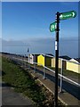 Saxon Shore Way leads to Tankerton Slope esplanade