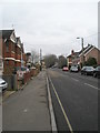 Looking north-west up  Station Road