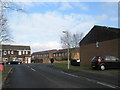 Looking up Latham Road towards Mercer Way