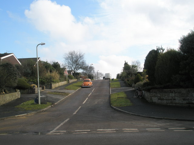 Looking from Cupernham Lane into Durban Close