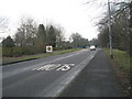 Romsey town boundary on the Winchester Road