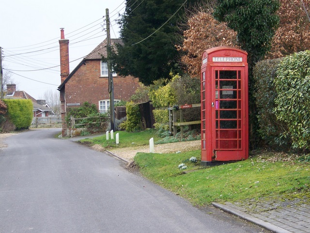 Telephone box, Homington
