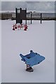 HP6208 : Snowy playpark, Baltasound by Mike Pennington