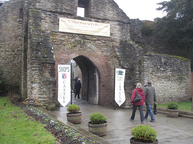 Restyled castle entrance