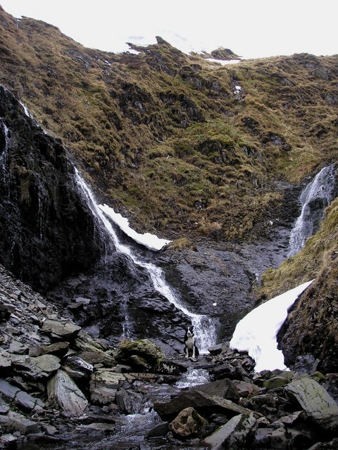 The Midlaw Linn, Waterfalls