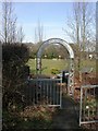 SZ0898 : Parley Millennium Garden, arch by Mike Faherty