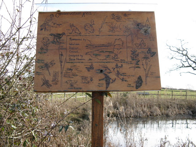 Conservation area information board