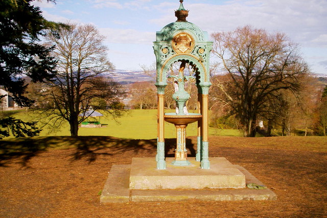 Fountain in Reid Park, Forfar