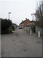 Looking down Robin Willis Way towards St Luke