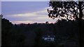 House on Polecat Hill at dusk