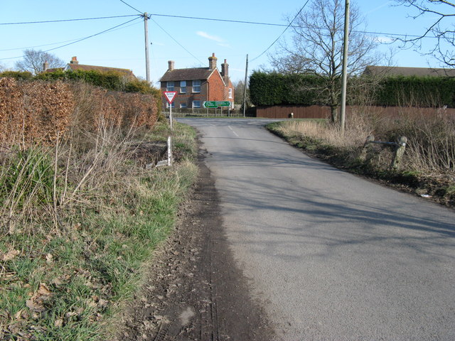Broomham Lane joining the A22