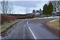 Bridgend of Lintrathen / Saw Mill Road at its junction with Kirriemuir / Glen Isla Road