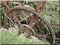 Detail of waterwheel, Trellwyn-fach