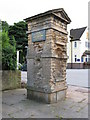 Nuthall Temple entrance gate pillar