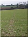 Bridleway beside the A354