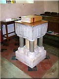 SY8093 : Font, St Laurence's Church, Affpuddle by Maigheach-gheal