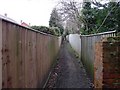 Footpath north of Bafford Approach