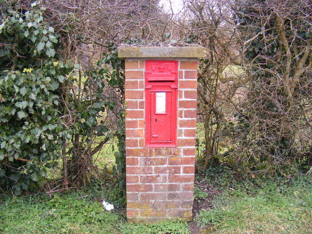 Corner Farmhouse The Street Victorian Postbox