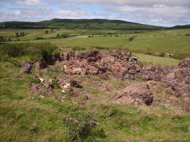 Waste heap from Lethans colliery