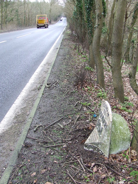 Old Cast Iron Milepost