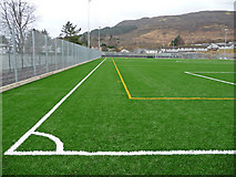 NG4743 : Portree High School playing field by John Allan