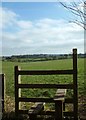 Stile into the fields, Norton in Hales