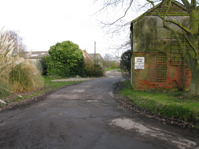 Entrance to Knell Farm