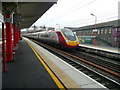 Virgin intercity zooming through