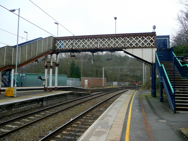 Footbridge at Kidsgrove Station