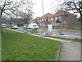 Roadworks in Ludlow Road