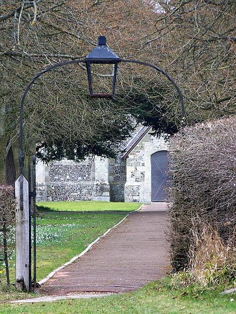 Path, St Lawrence Church, Stratford-sub-Castle