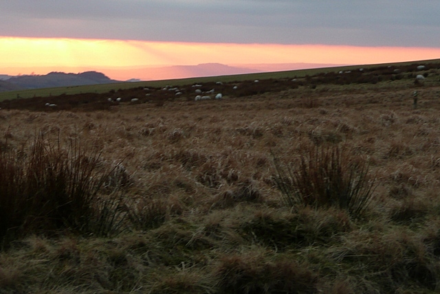 Sunset at Mynydd Bwlch-y-Groes