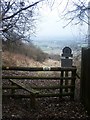 Stile on entrance to Wrotham Water