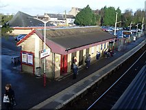 NS5659 : Giffnock Railway Station by Stephen Sweeney