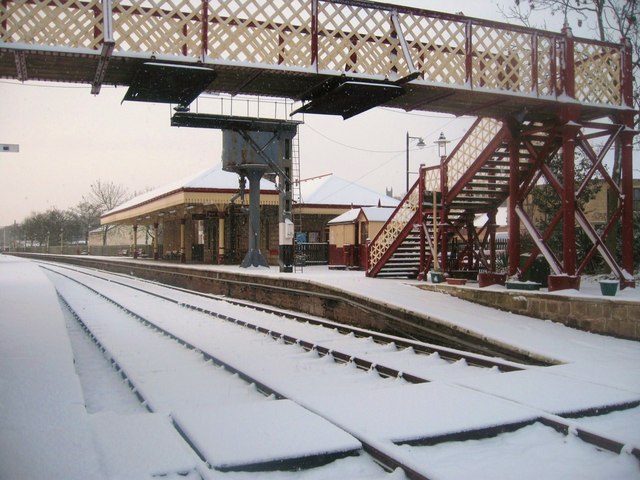 Ramsbottom Railway Station in Winter