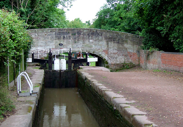 Haywood Lock No 22, Trent and Mersey Canal, Staffordshire